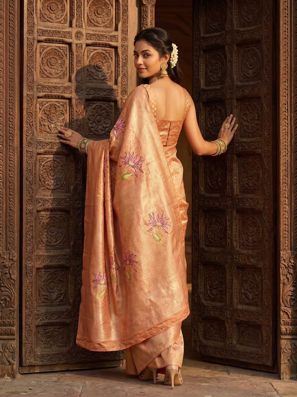 MIMOSA Saree Saree — pose 7 styling detail