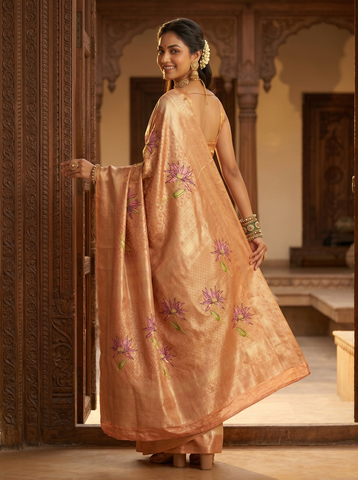MIMOSA Saree Saree — pose 9 styling detail