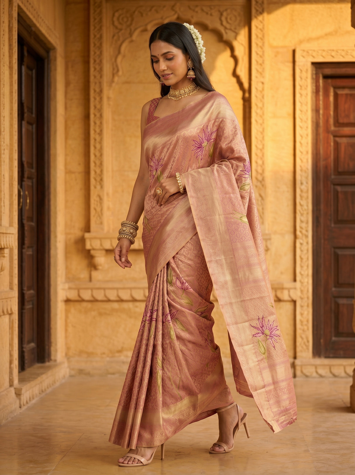 MIMOSA Saree Saree — pose 6 styling detail