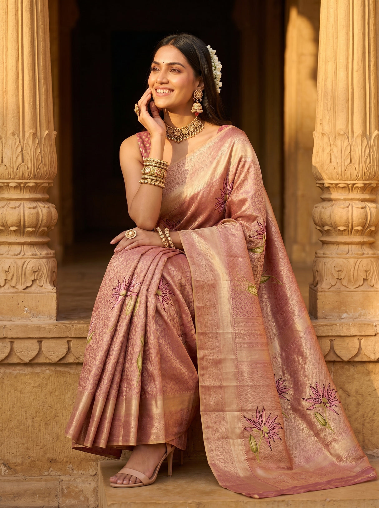 MIMOSA Saree Saree — pose 8 styling detail