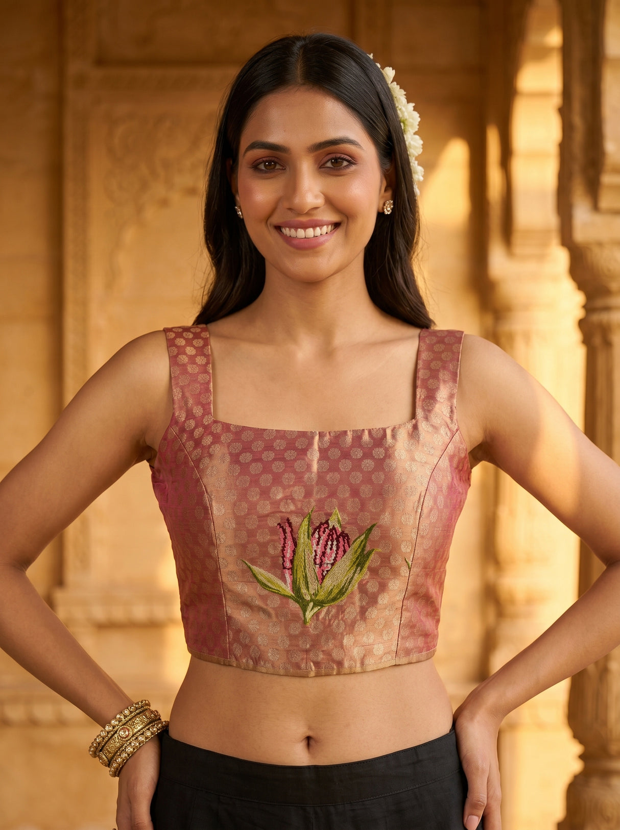 MIMOSA Saree Saree — blouse close-up
