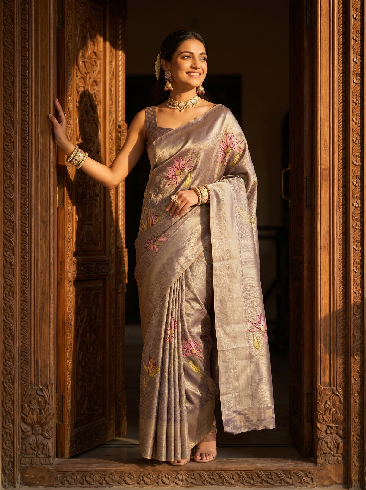 MIMOSA Saree Saree — pose 5 styling detail