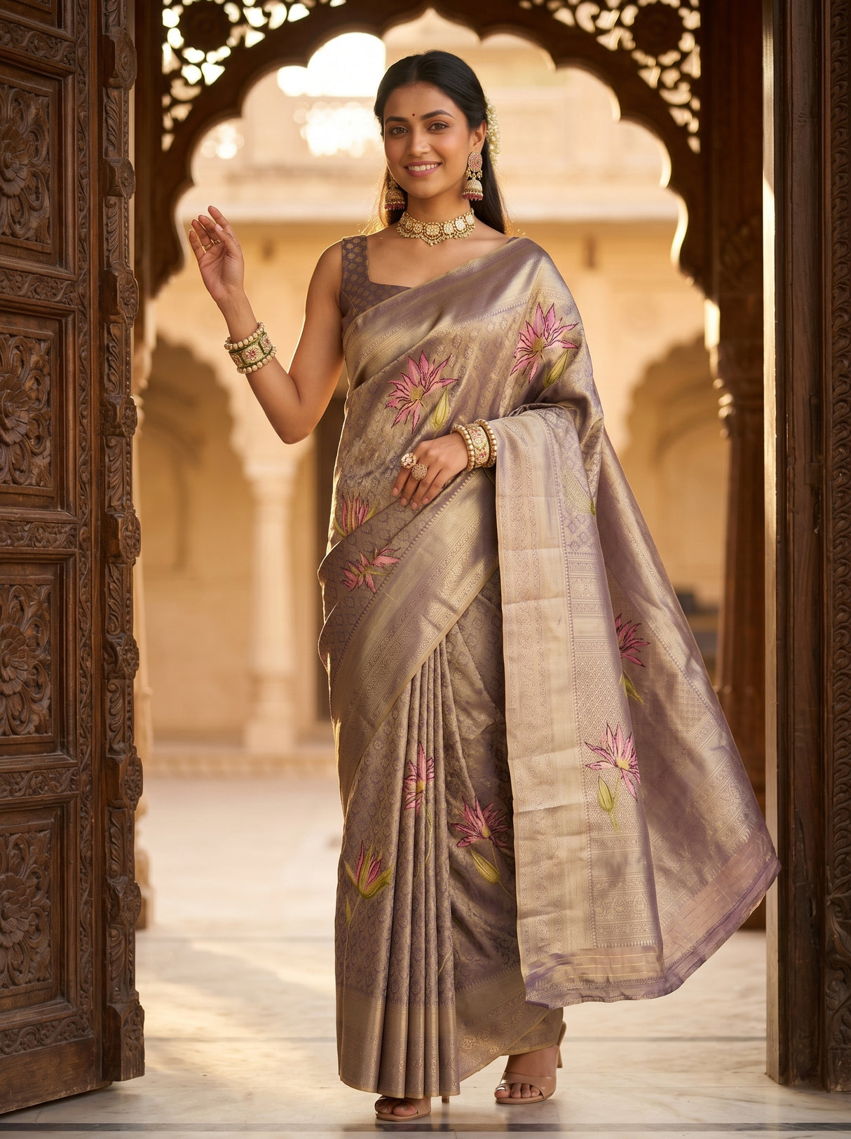 MIMOSA Saree Saree — pose 9 styling detail