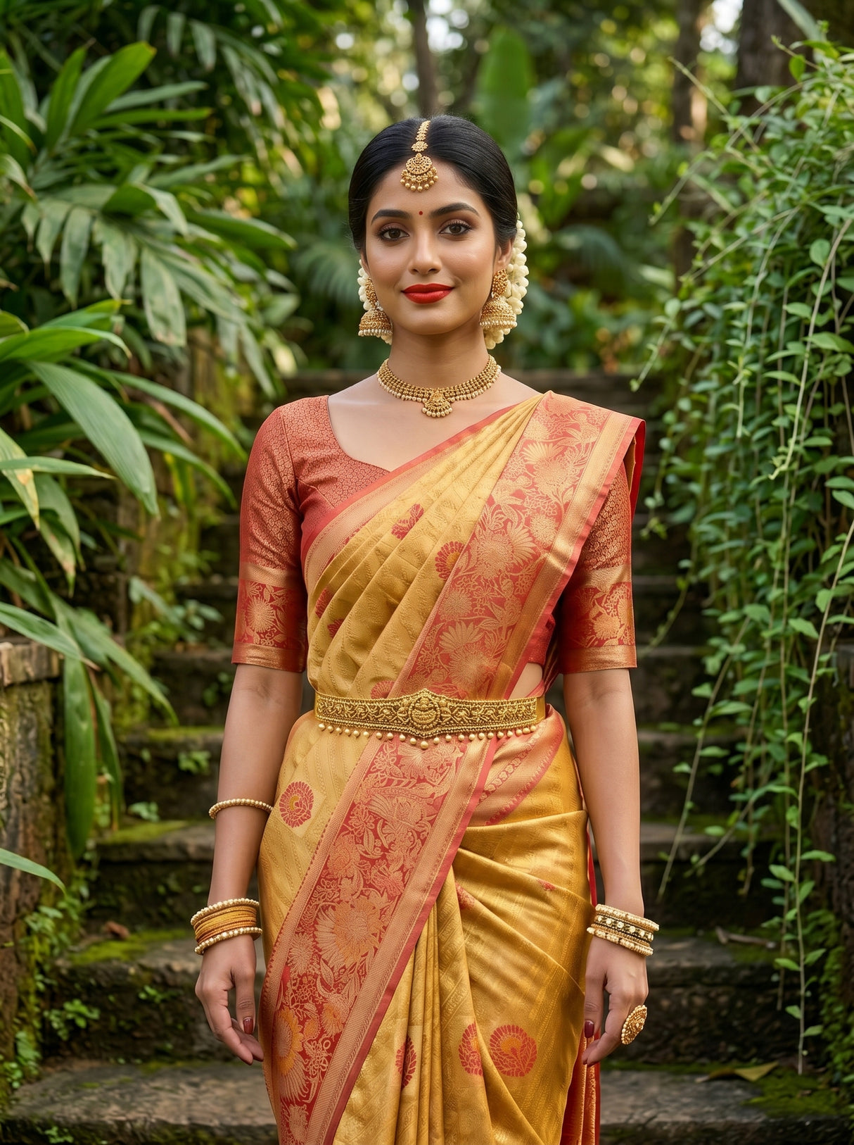 MIMOSA Saree Saree — pose 10 styling detail