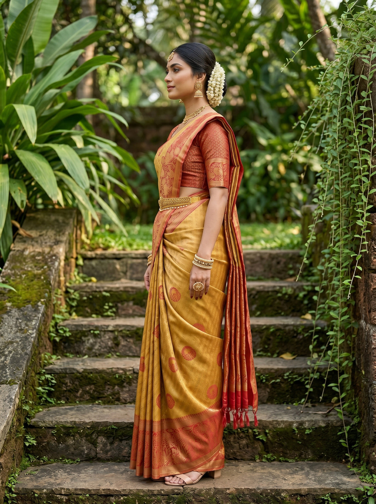 MIMOSA Saree Saree — pose 3 styling detail