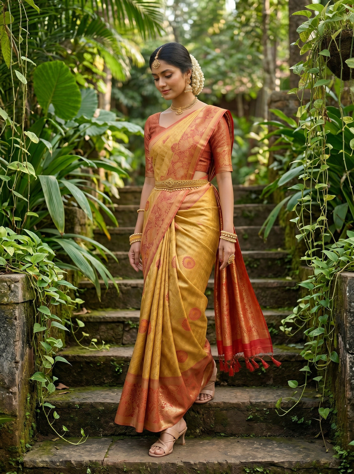 MIMOSA Saree Saree — pose 5 styling detail