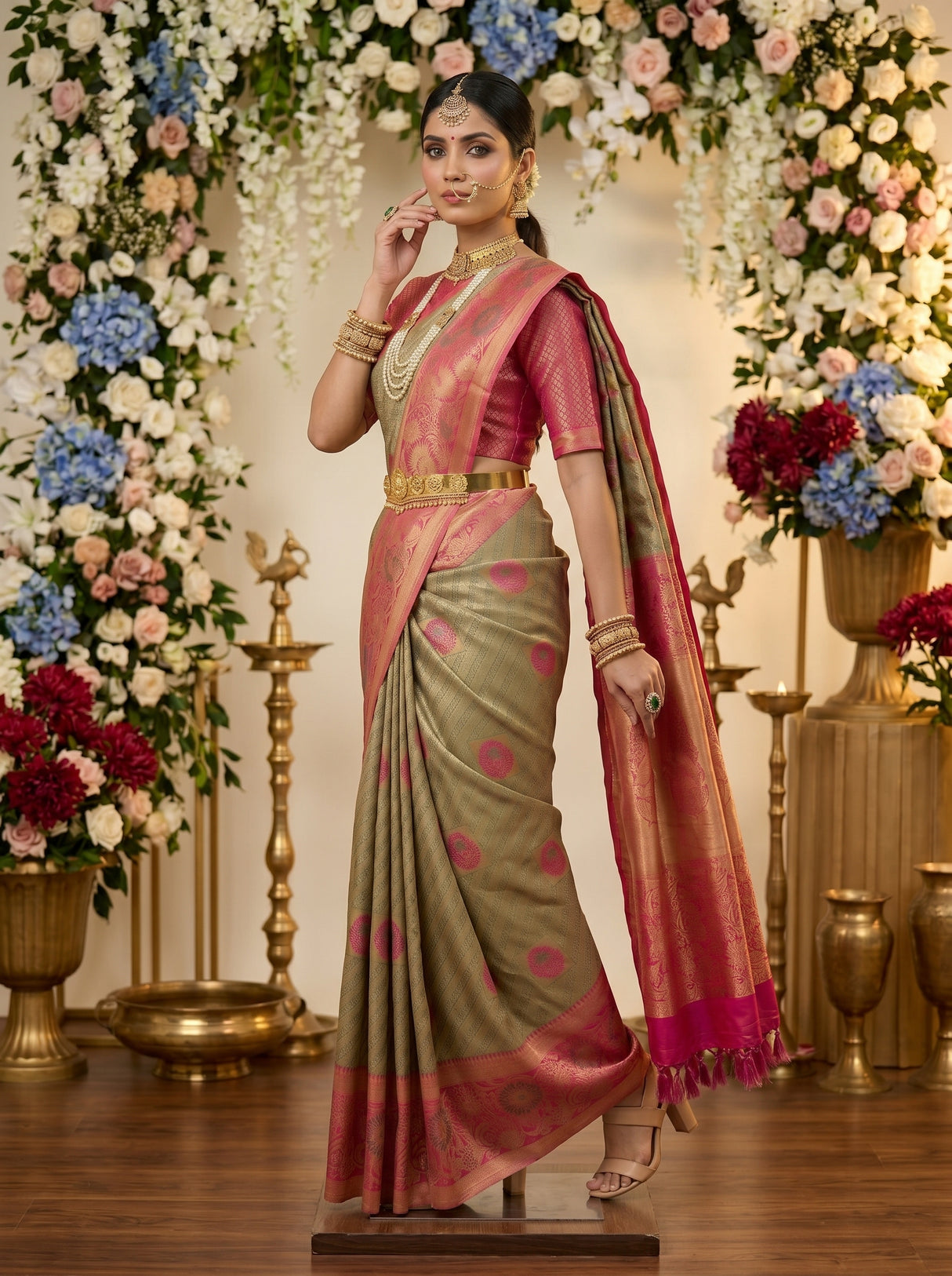 MIMOSA Saree Saree — pose 9 styling detail