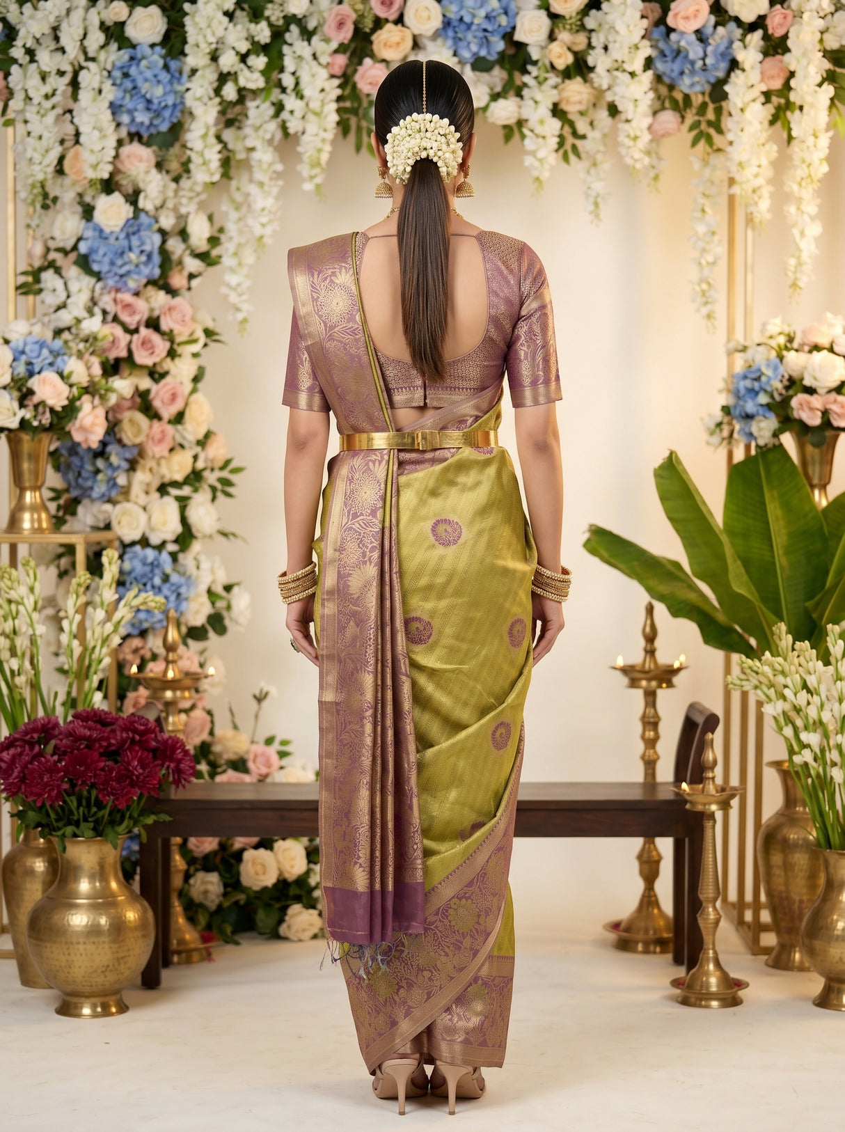 MIMOSA Saree Saree — pose 2 styling detail