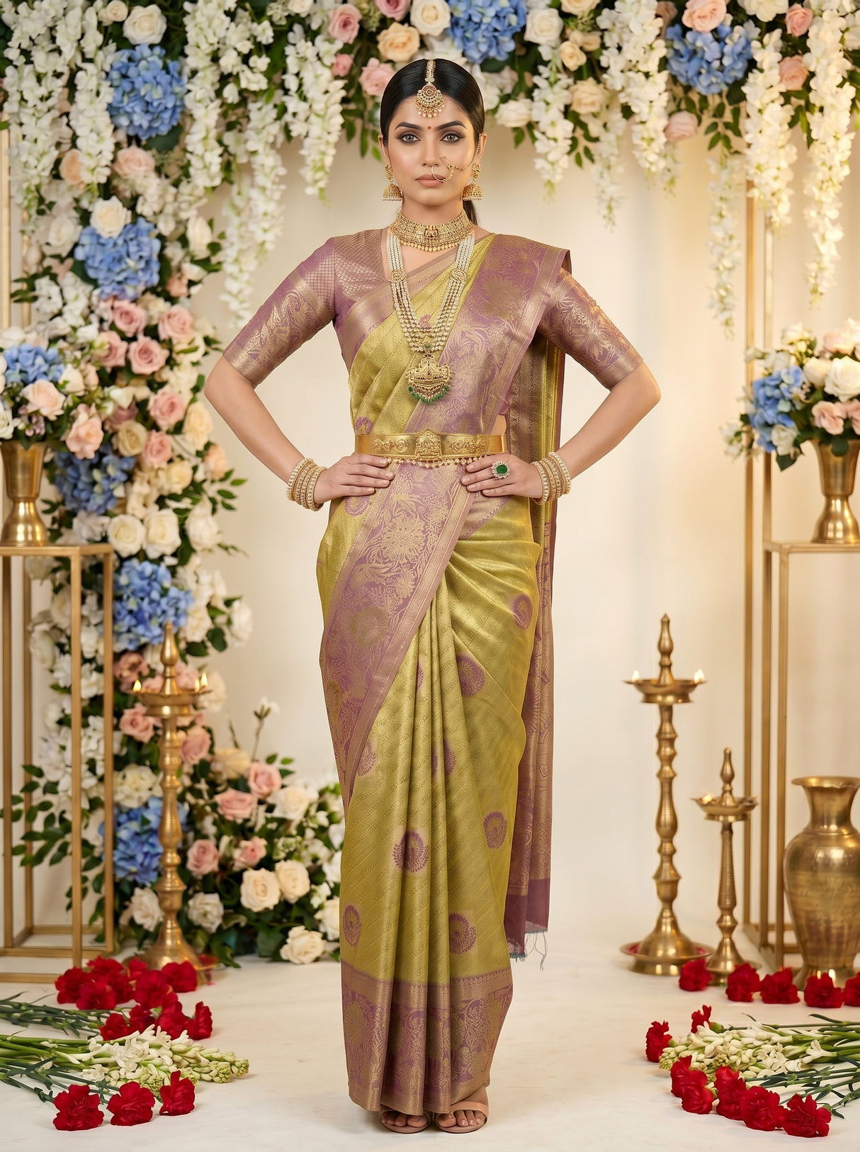 MIMOSA Saree Saree — pose 4 styling detail