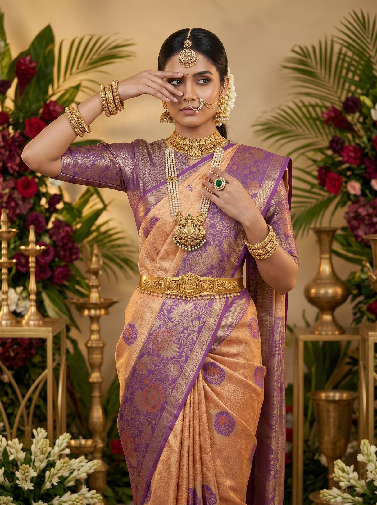 MIMOSA Saree Saree — pose 10 styling detail