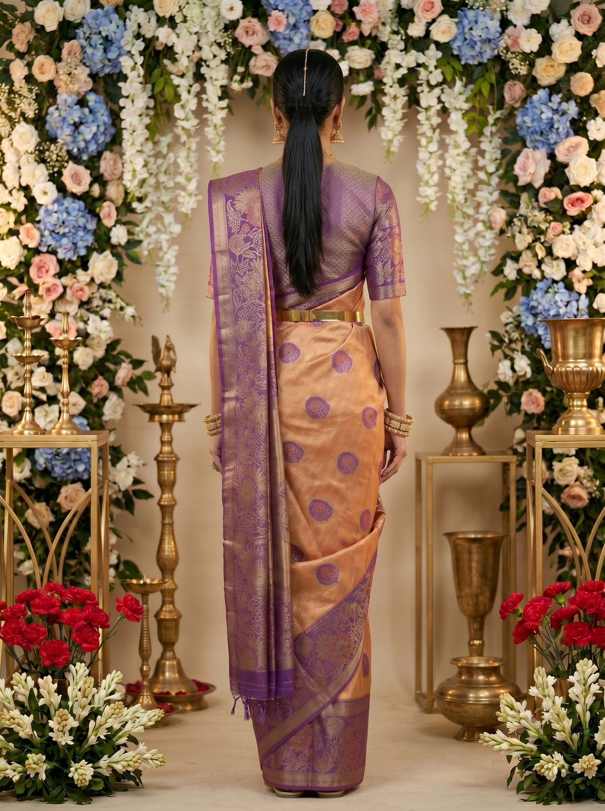 MIMOSA Saree Saree — pose 2 styling detail