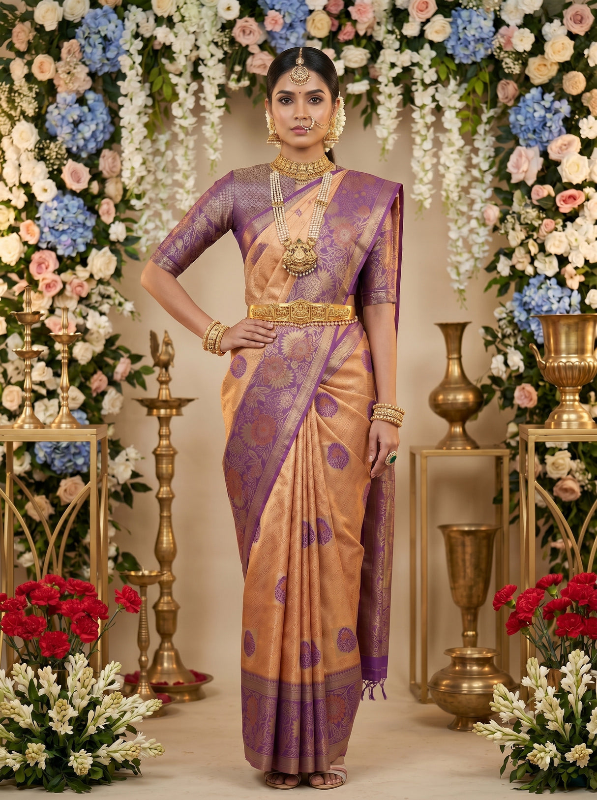 MIMOSA Saree Saree — pose 4 styling detail