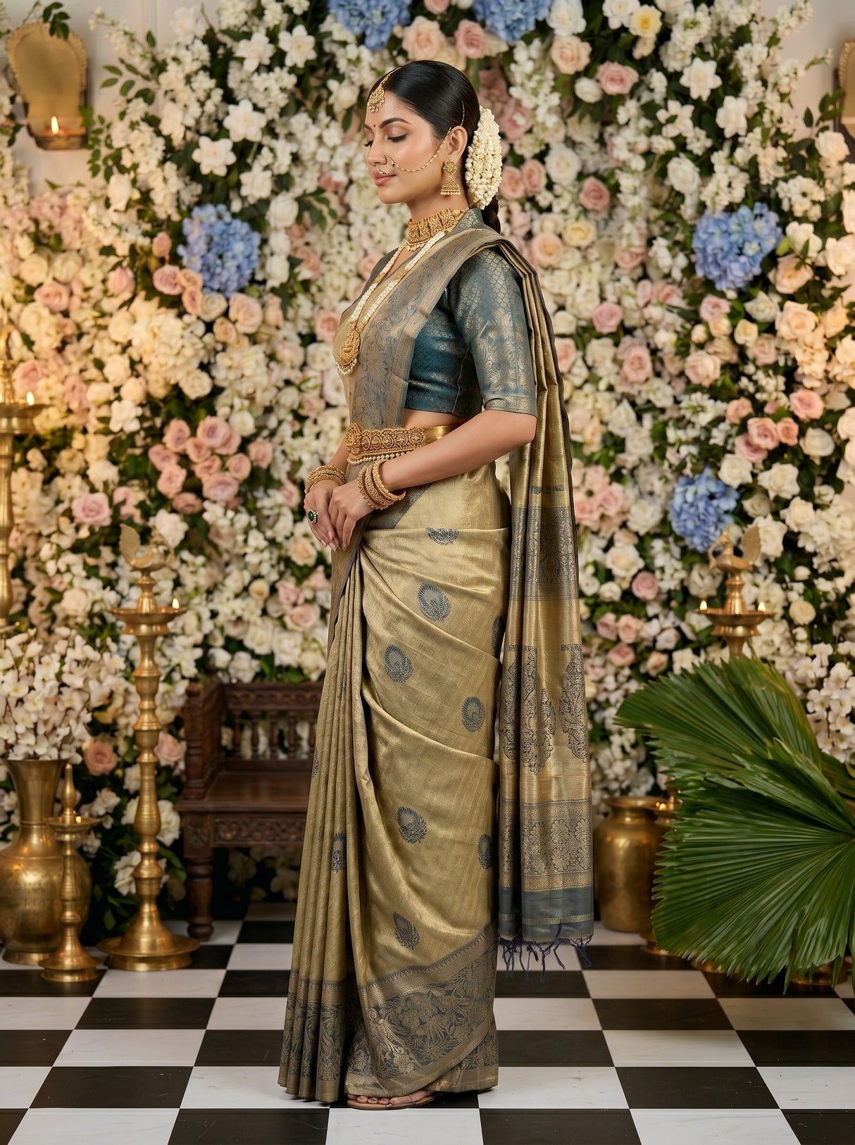 MIMOSA Saree Saree — pose 3 styling detail