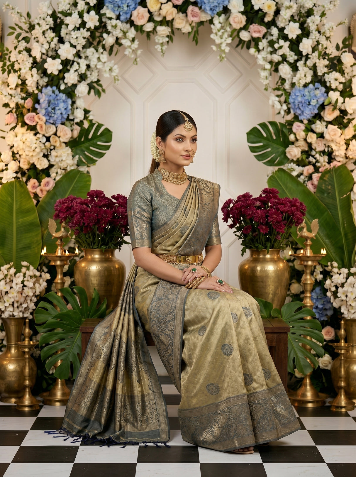 MIMOSA Saree Saree — pose 7 styling detail