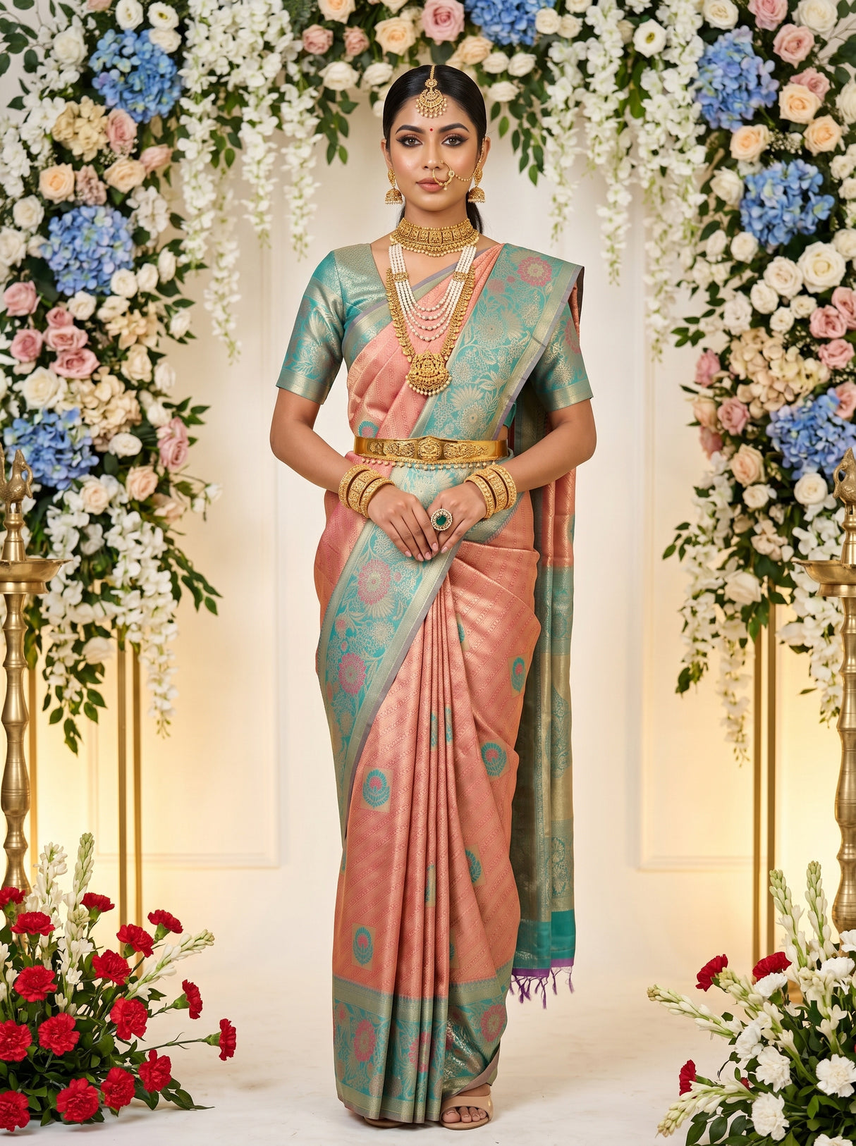 MIMOSA Saree Saree — front view on mannequin
