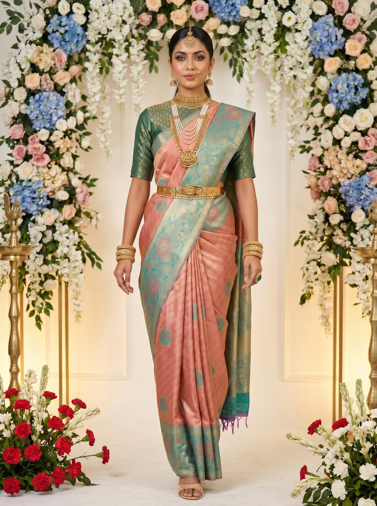MIMOSA Saree Saree — pose 6 styling detail