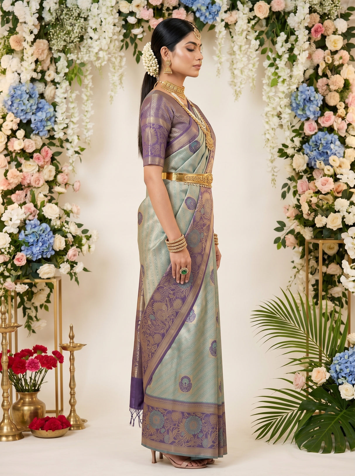 MIMOSA Saree Saree — pose 3 styling detail