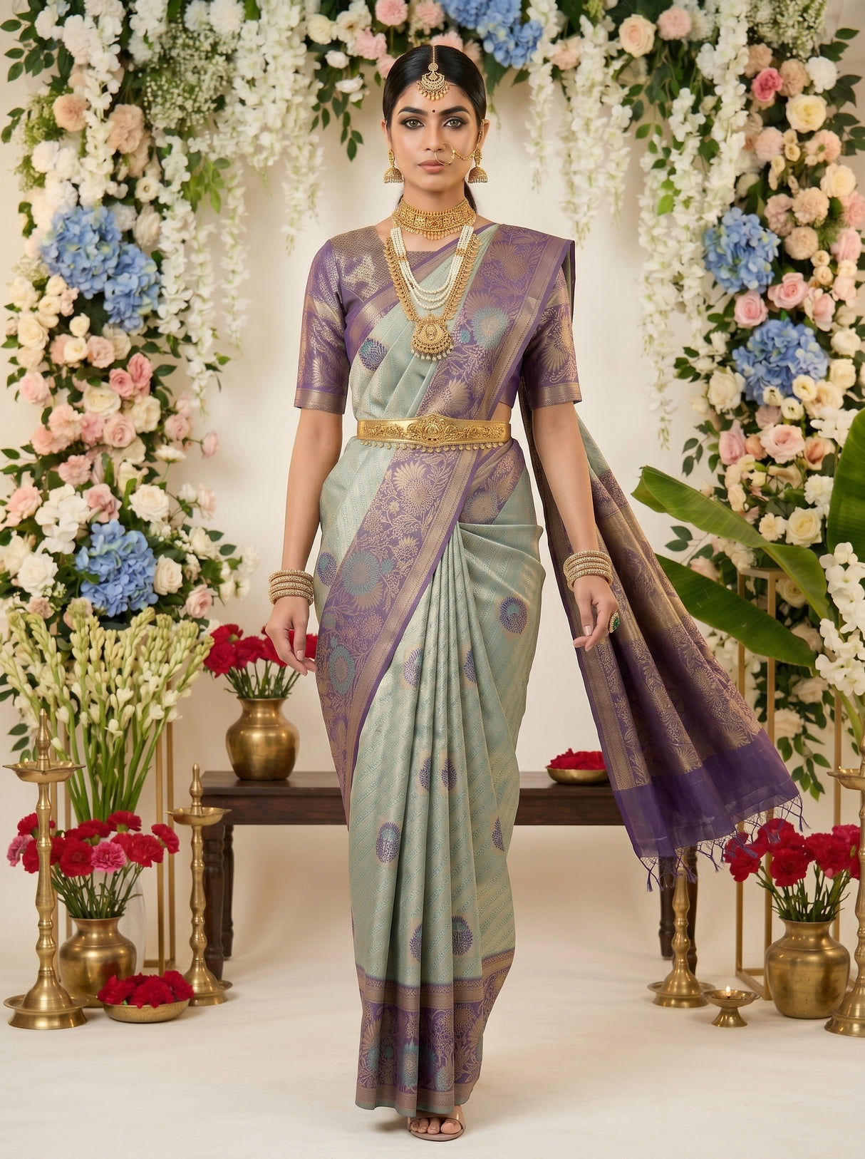 MIMOSA Saree Saree — pose 6 styling detail