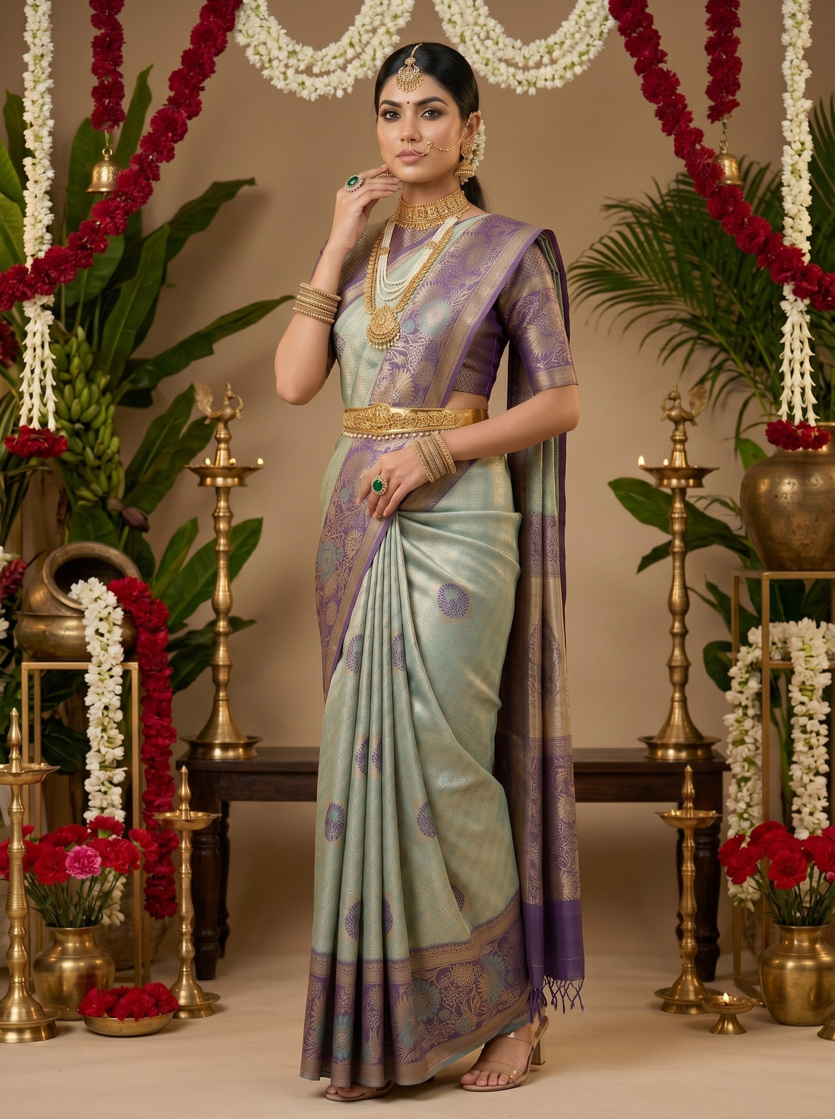 MIMOSA Saree Saree — pose 9 styling detail