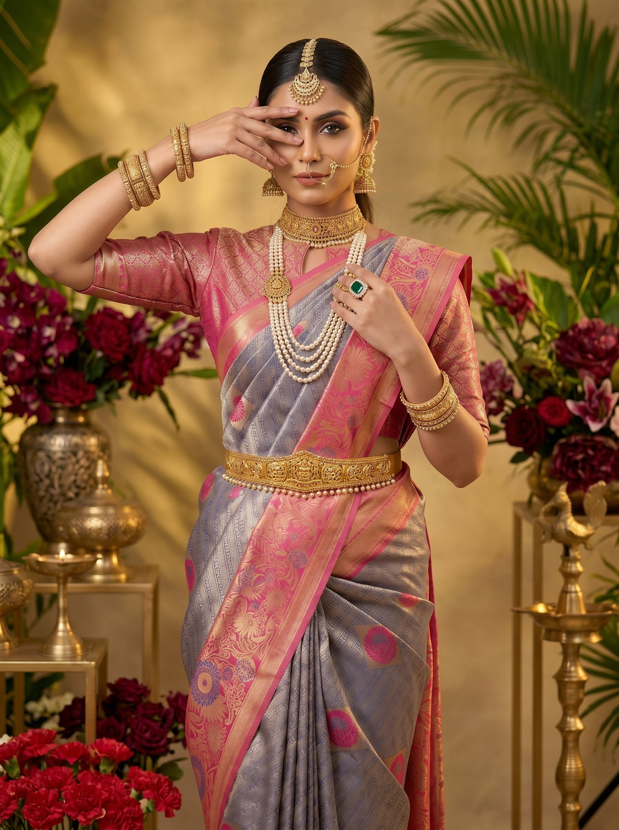 MIMOSA Saree Saree — pose 10 styling detail
