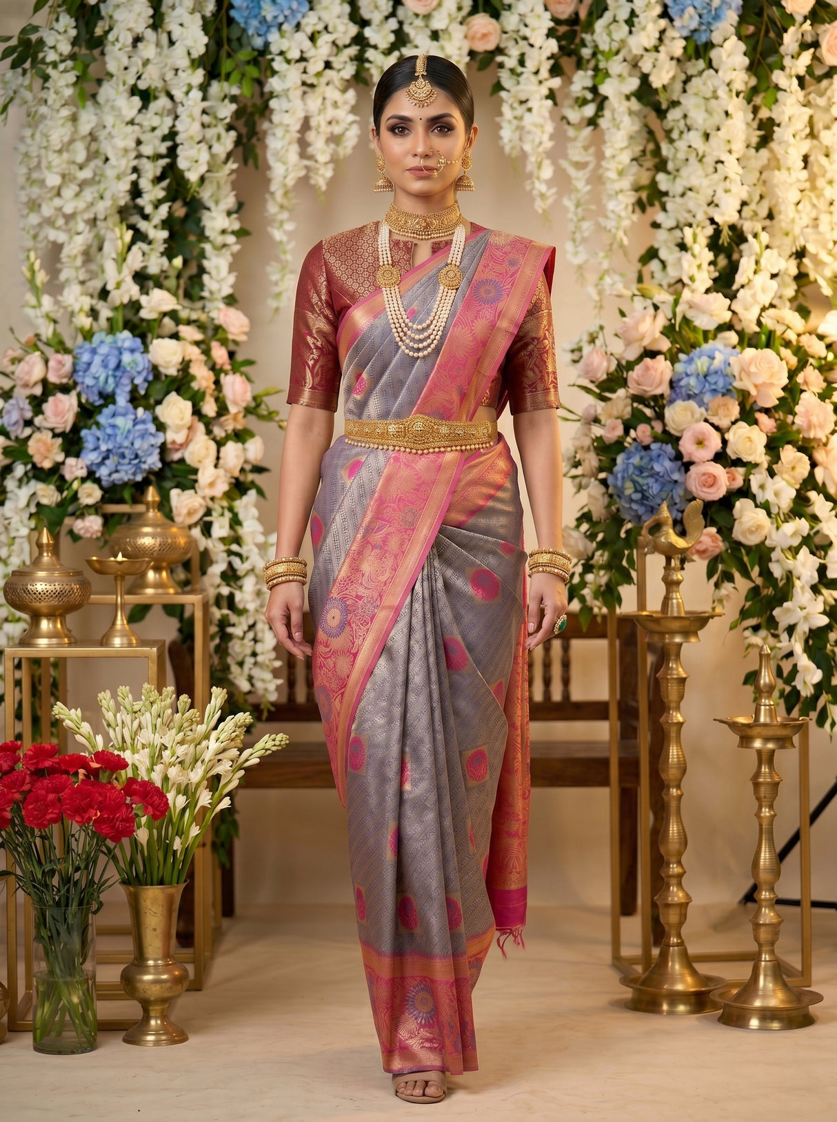 MIMOSA Saree Saree — pose 6 styling detail