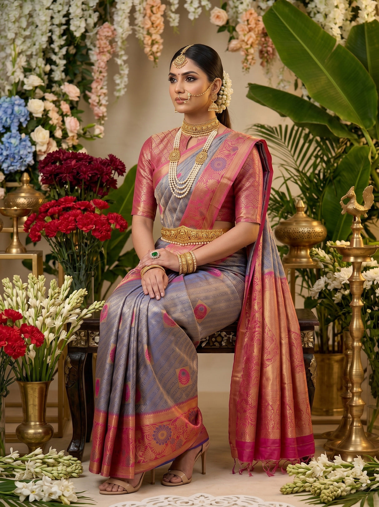 MIMOSA Saree Saree — pose 8 styling detail