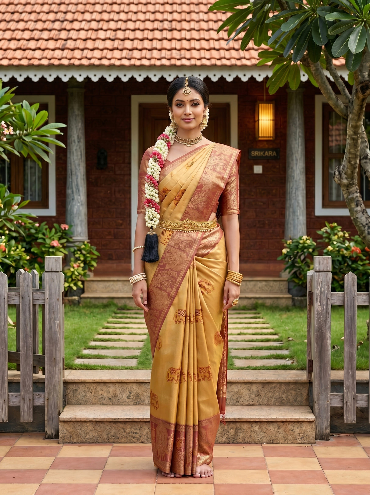 MIMOSA Saree Saree — pose 4 styling detail