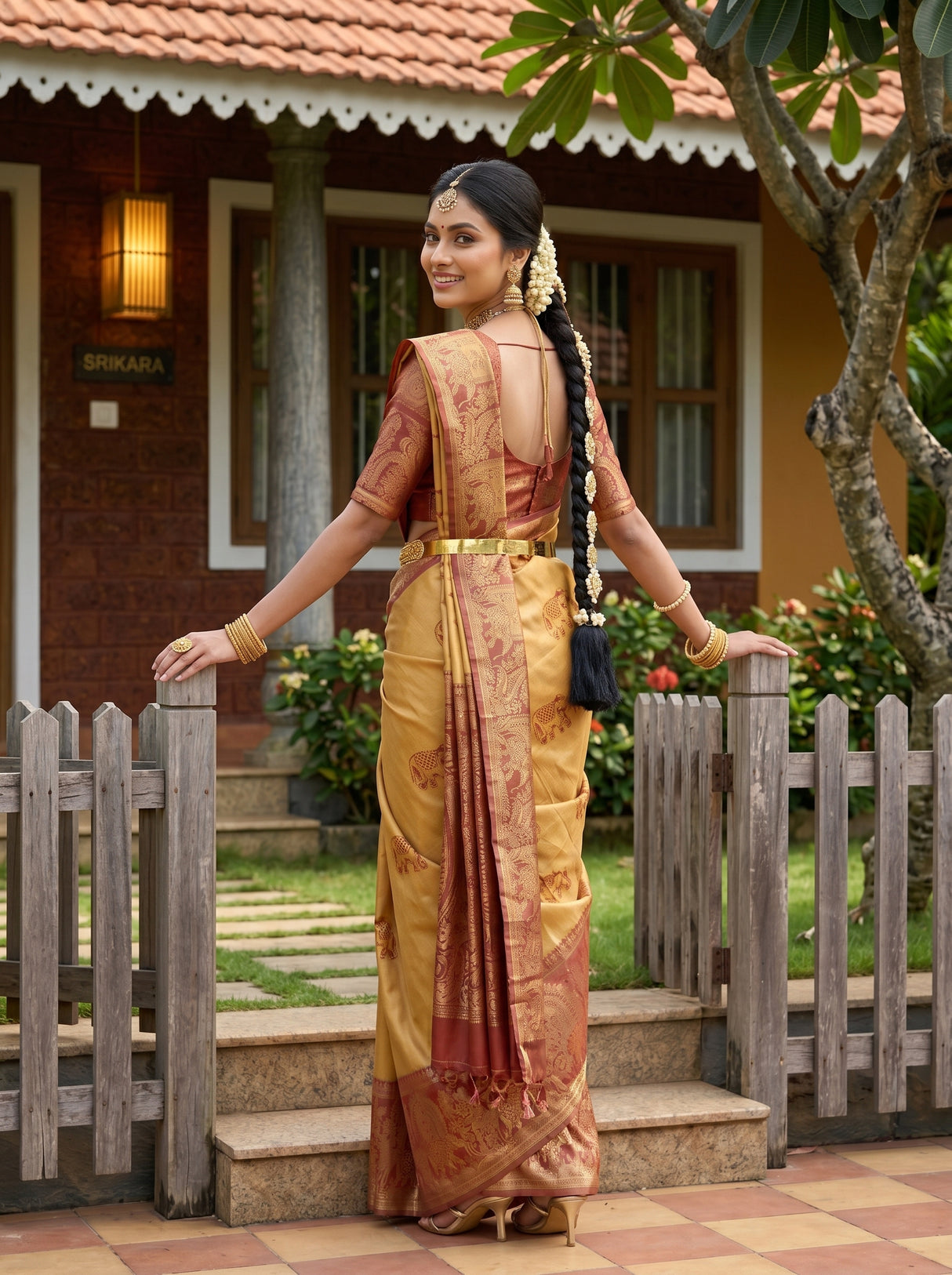 MIMOSA Saree Saree — pose 7 styling detail