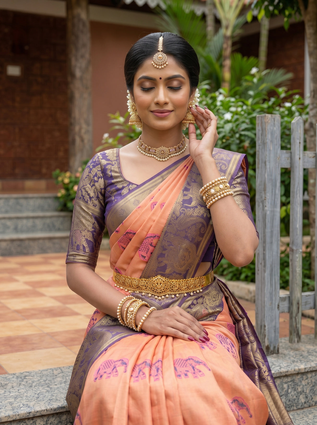 MIMOSA Saree Saree — pose 10 styling detail