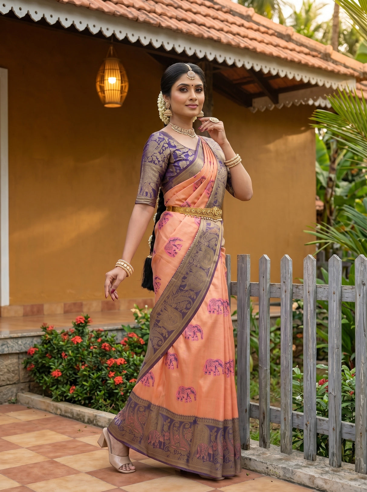 MIMOSA Saree Saree — pose 5 styling detail