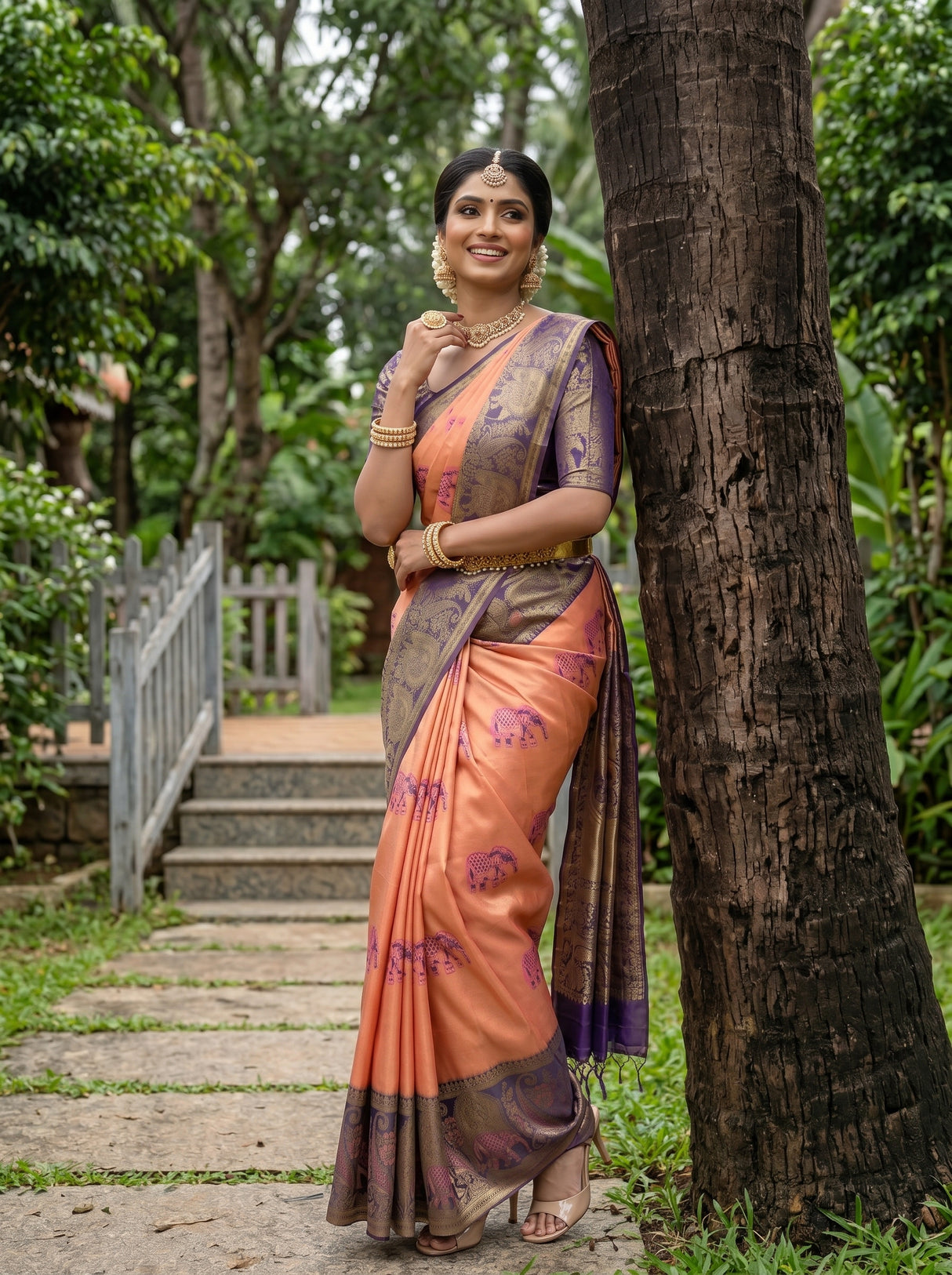 MIMOSA Saree Saree — pose 9 styling detail