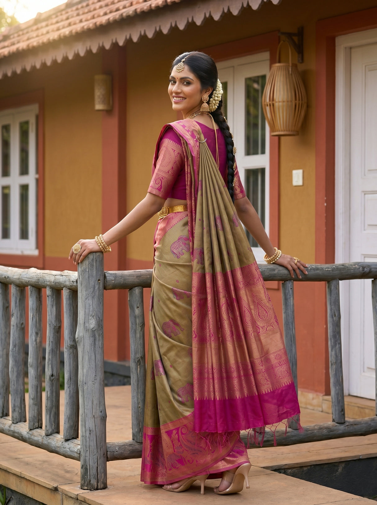 MIMOSA Saree Saree — pose 7 styling detail
