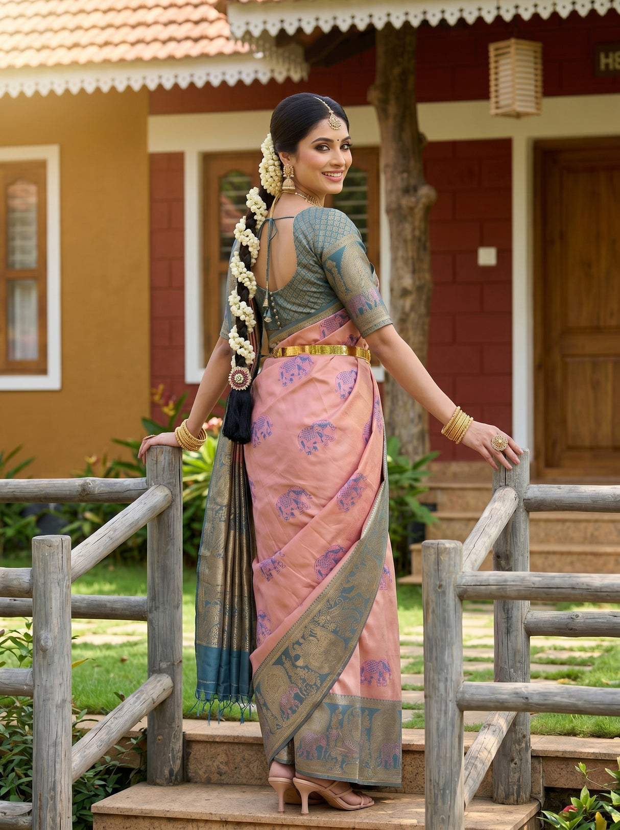 MIMOSA Saree Saree — pose 7 styling detail