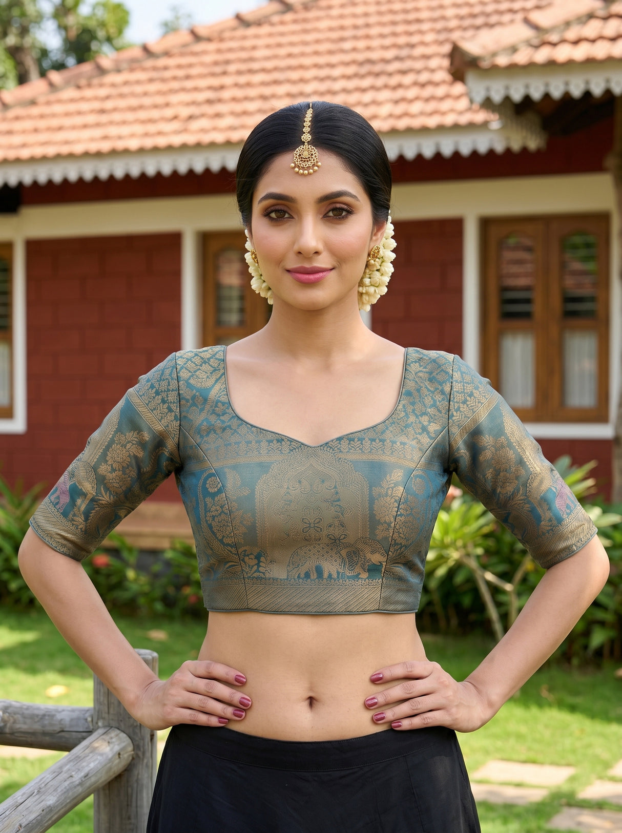 MIMOSA Saree Saree — blouse close-up