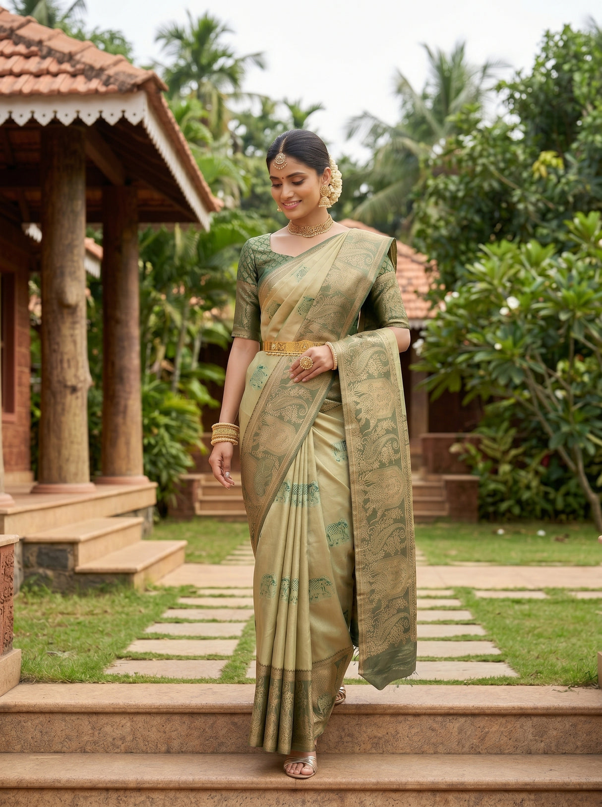 MIMOSA Saree Saree — pose 6 styling detail