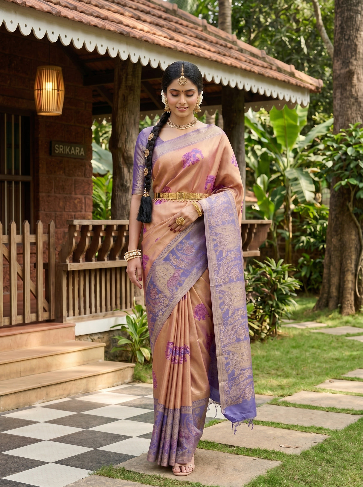 MIMOSA Saree Saree — pose 6 styling detail