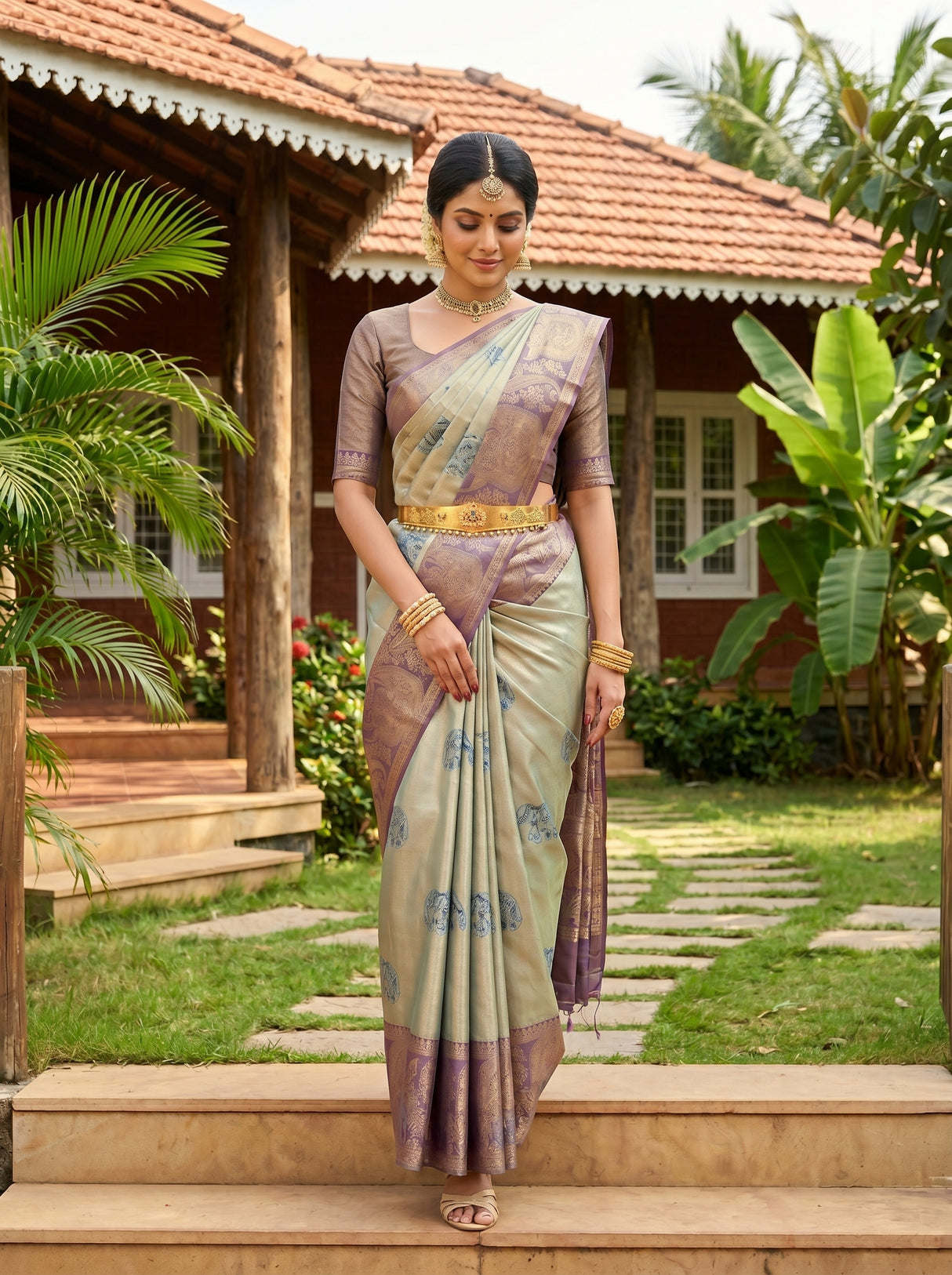MIMOSA Saree Saree — pose 6 styling detail