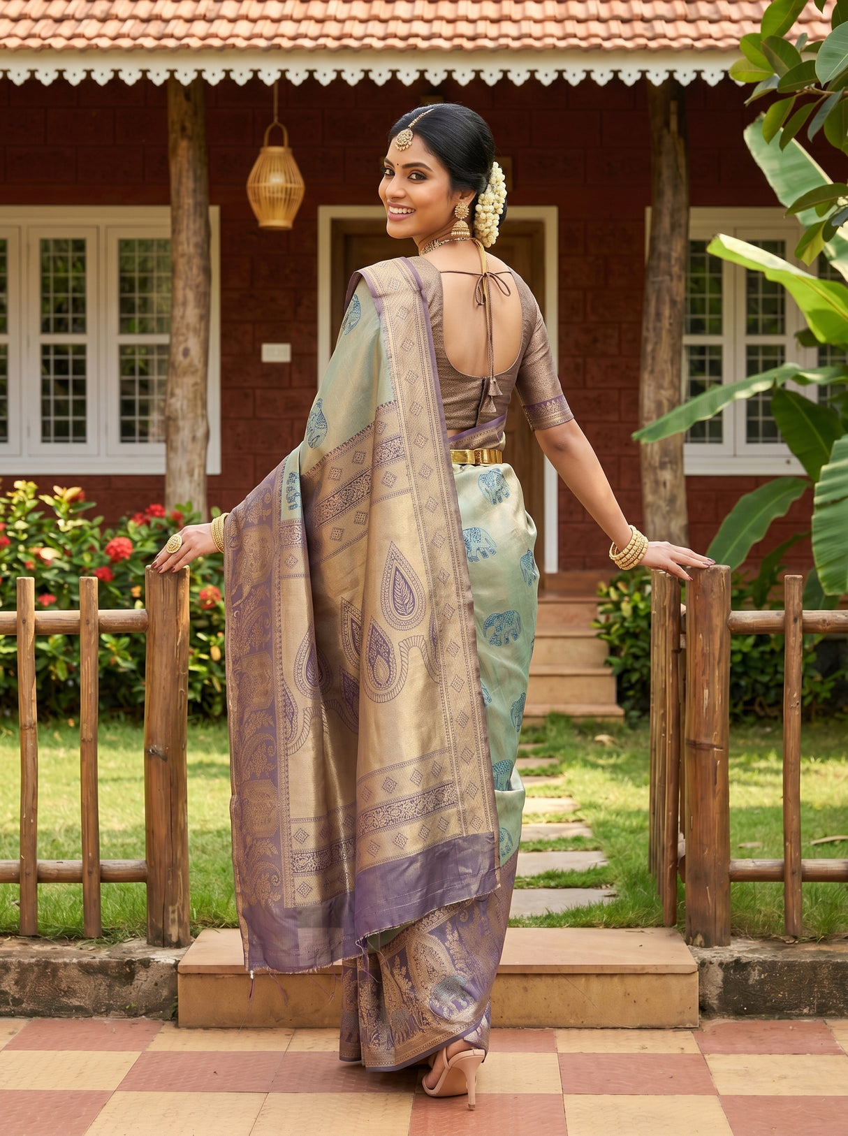 MIMOSA Saree Saree — pose 7 styling detail