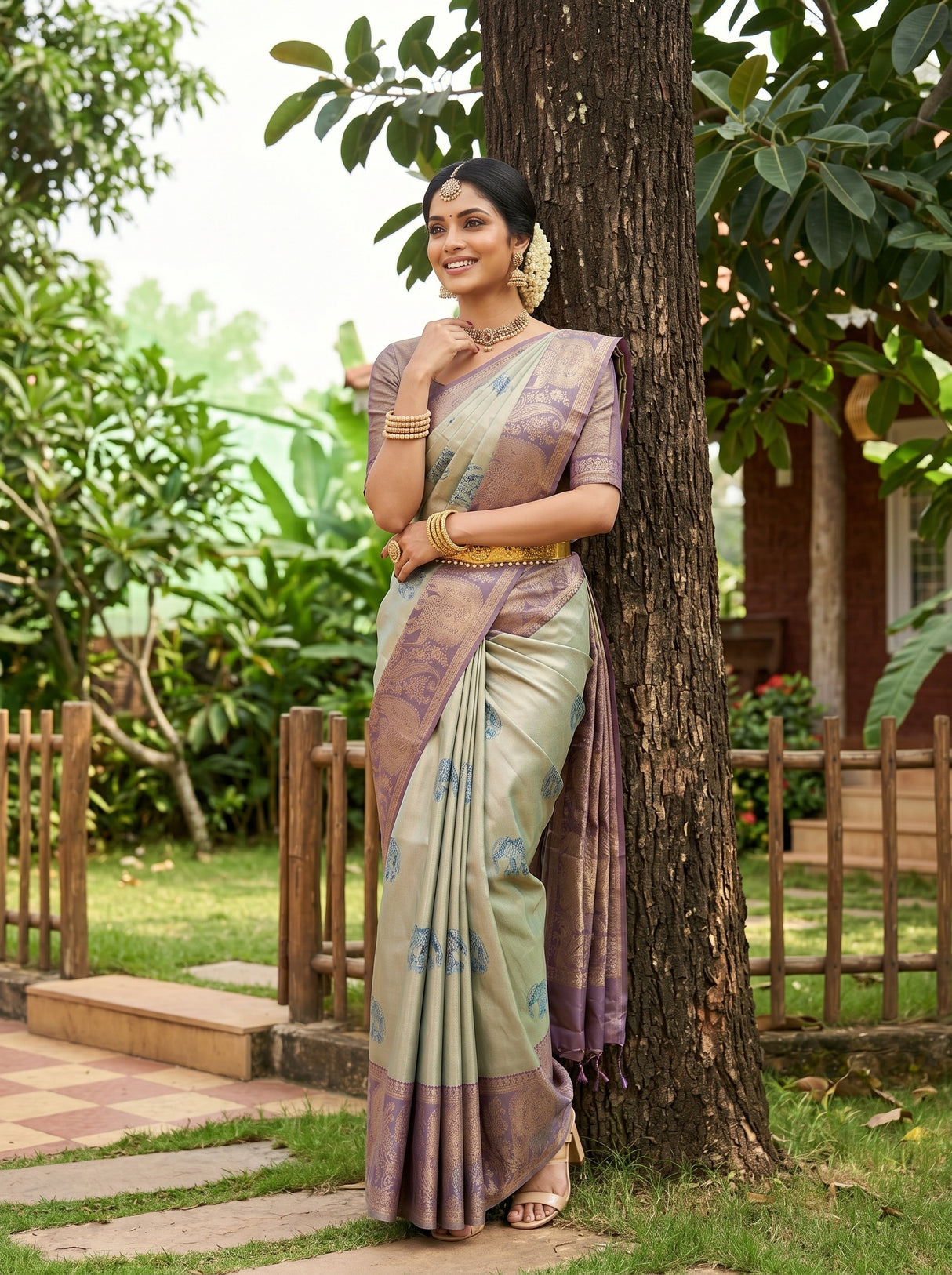 MIMOSA Saree Saree — pose 9 styling detail