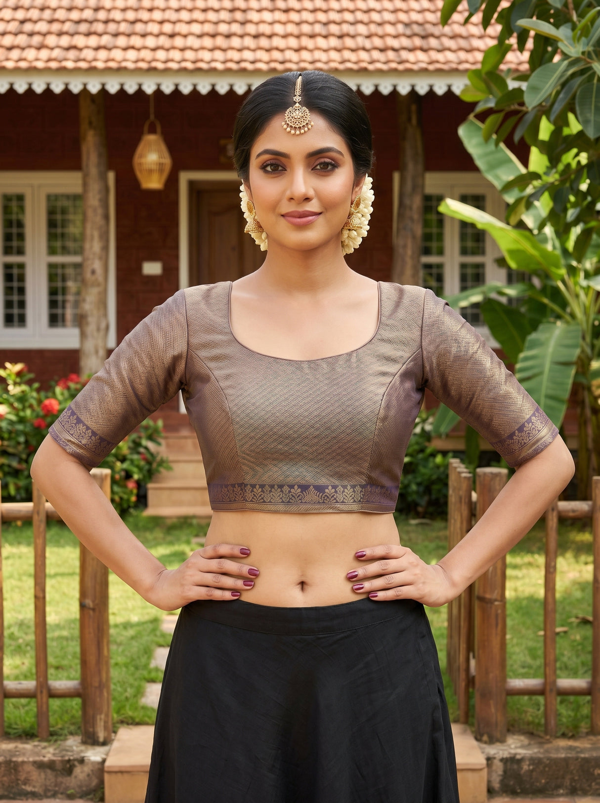 MIMOSA Saree Saree — blouse close-up