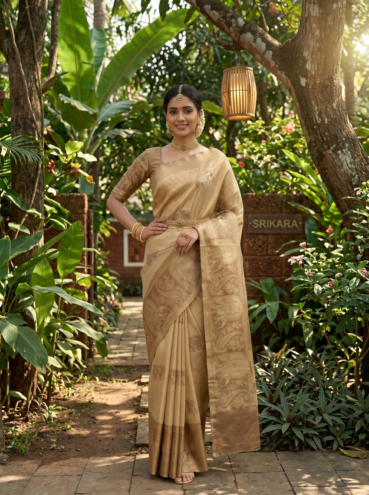 MIMOSA Saree Saree — pose 4 styling detail