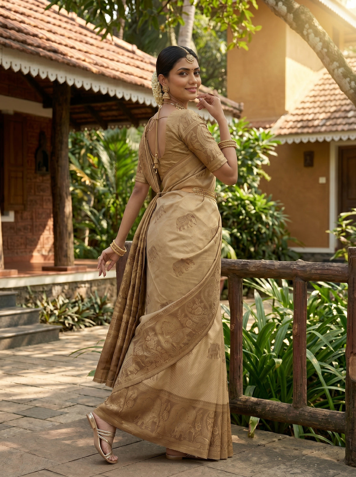 MIMOSA Saree Saree — pose 5 styling detail