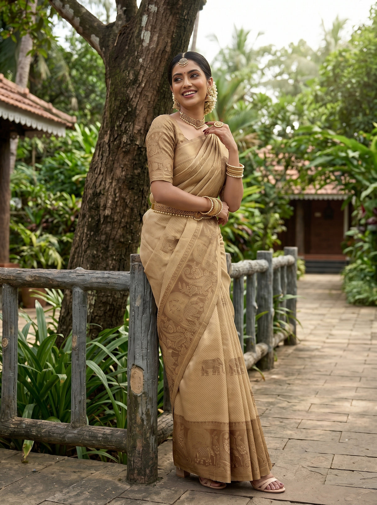 MIMOSA Saree Saree — pose 9 styling detail