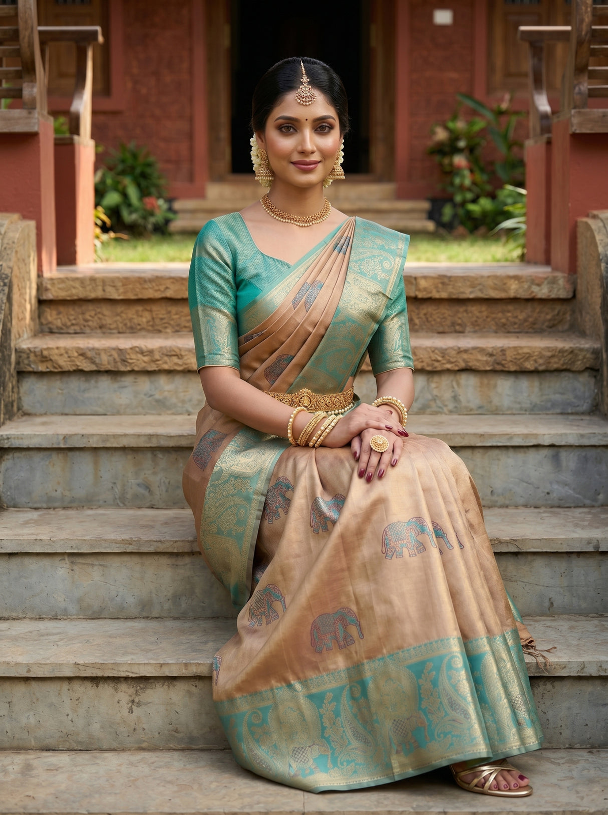 MIMOSA Saree Saree — pose 8 styling detail
