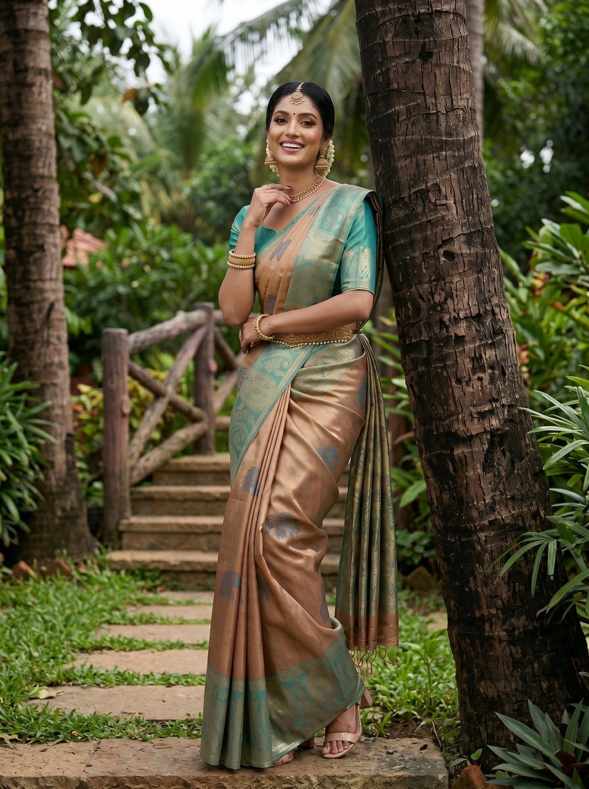 MIMOSA Saree Saree — pose 9 styling detail