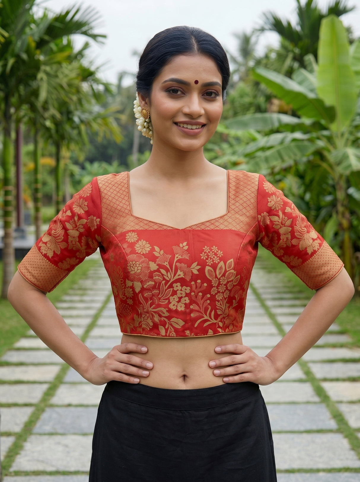 MIMOSA Saree Saree — blouse close-up