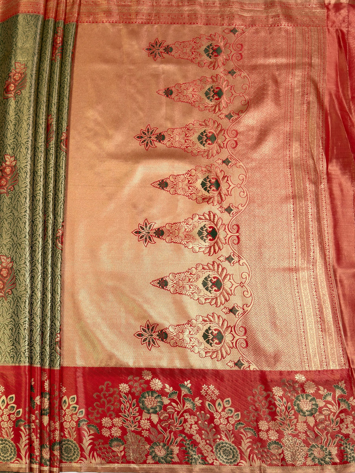 MIMOSA Saree Saree — pallu and zari work detail