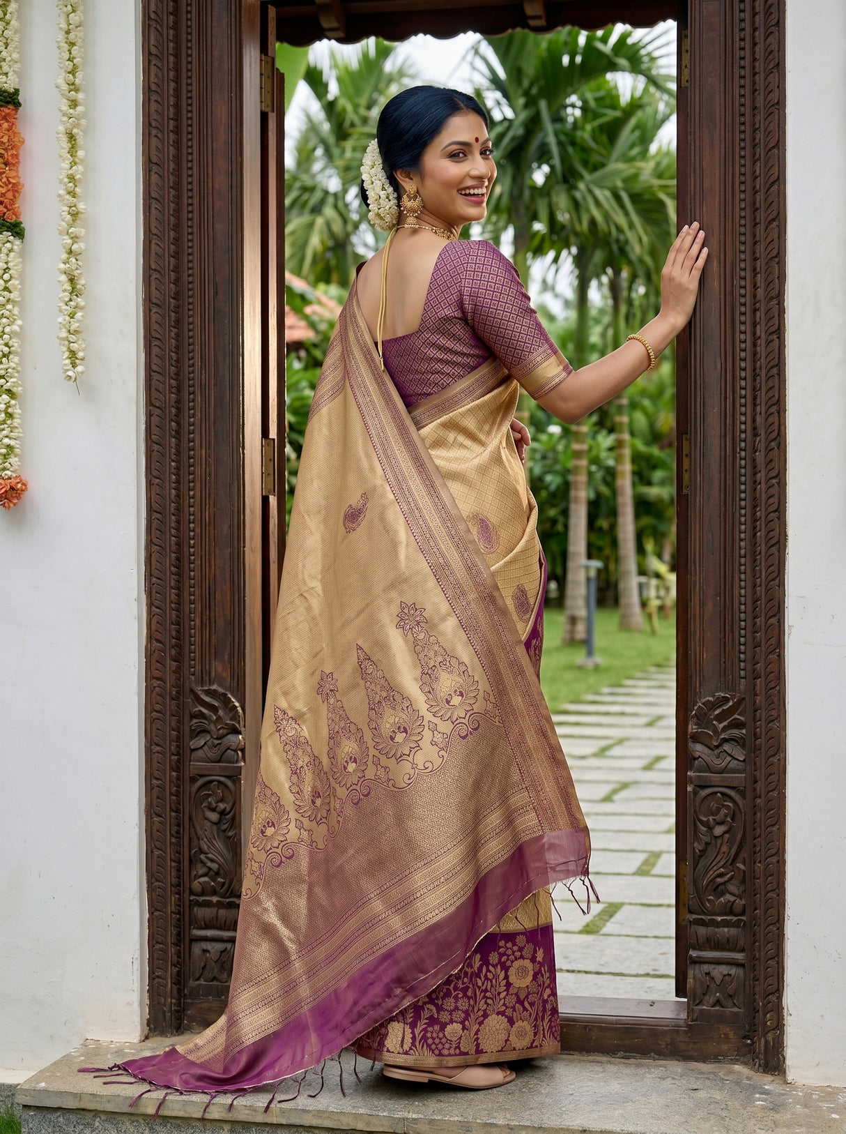 MIMOSA Saree Saree — pose 7 styling detail