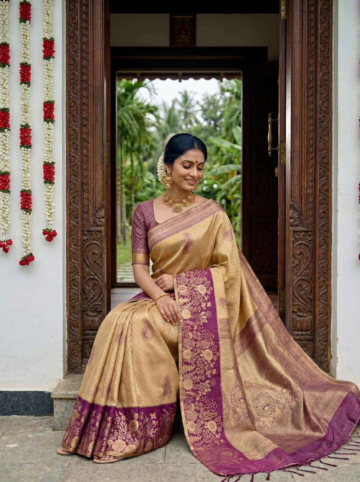 MIMOSA Saree Saree — pose 8 styling detail