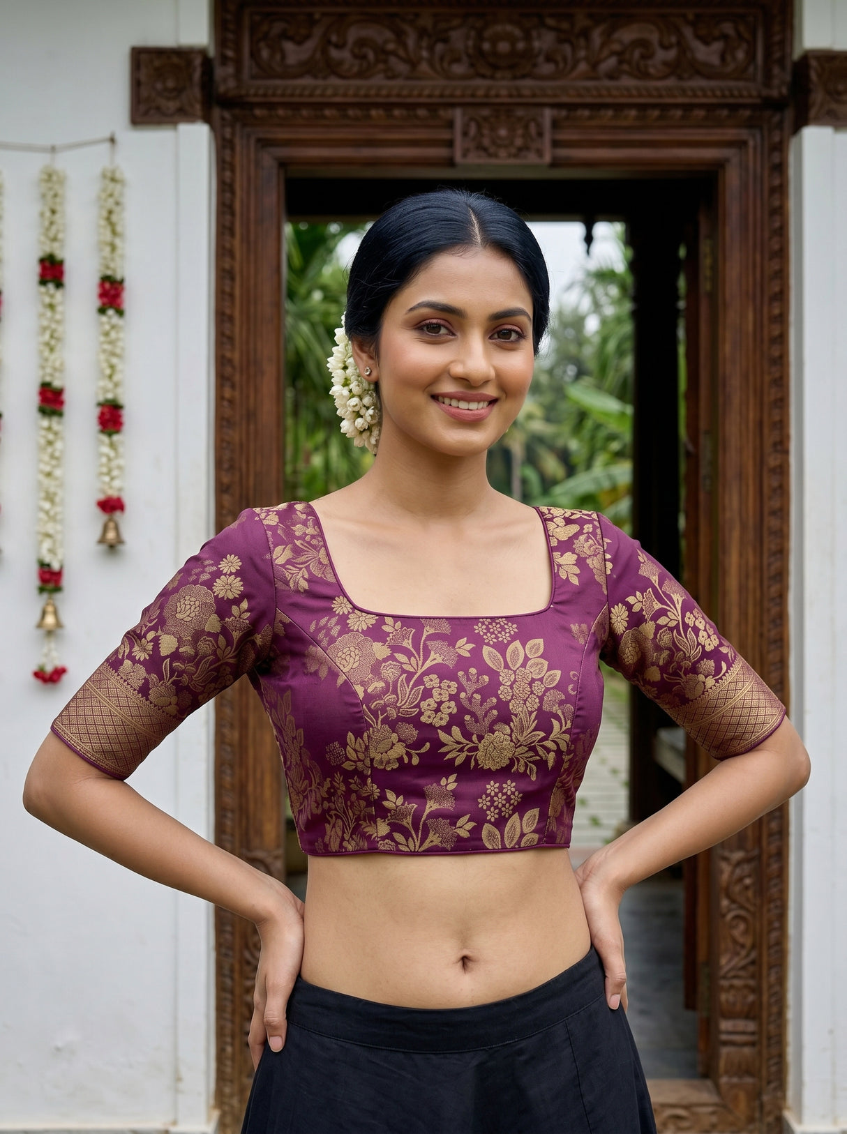 MIMOSA Saree Saree — blouse close-up